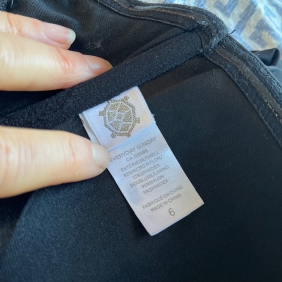 Everyday Sunday Black Bandeau Convertible Bikini Top, SZ 6 - Picture 4 of 14